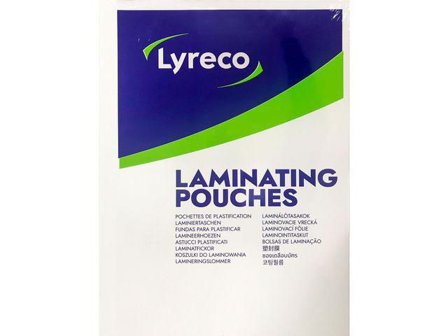 Lyreco Laminat 125mic A4 Matt 100/fp - Lyreco - Kontorsmaskiner - Laminering - Laminat - A4