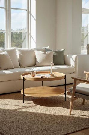 Homeroom Collection - Astrid-sohvapöytä - Keltainen - Sohvapöydät - - Homeroom