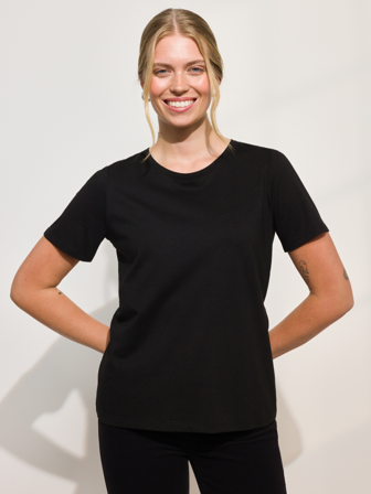MATCH - Ava t-skjorte - Va Vite - Dame - Topper & T-skjorter - Svart - XXL - 50% bomull og 50% modal