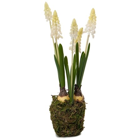 Kunstig Blomst Perlehyacint Hvid