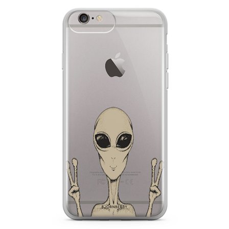 Bjornberry Skal Hybrid iPhone 6/6s Plus - Peace Alien
