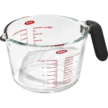 Oxo Måttbägare 1 liter, glas | Matlagning > Köksredskap > Mått och Måttsatser > Måttbägare | Bagaren och Kocken