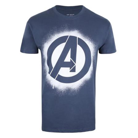 Avengers Herr Stencil Logo T-shirt S Denim