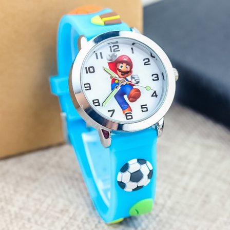 Super Mario Lasten Kello Sarjakuva Kvartsielektroninen Kello_jar