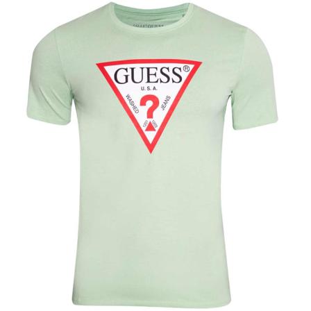 Shirts Guess Original Logo Gröna 178 - 182 Cm/m