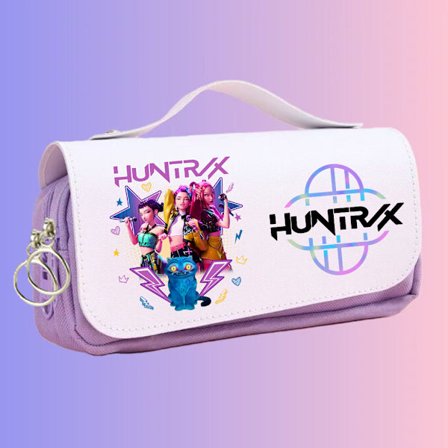 KPOPl Dæmonjagt Pige Gruppe Penalhus Studenter Papirvareboks Stor Kapacitet Multifunktionel Penalhus ...