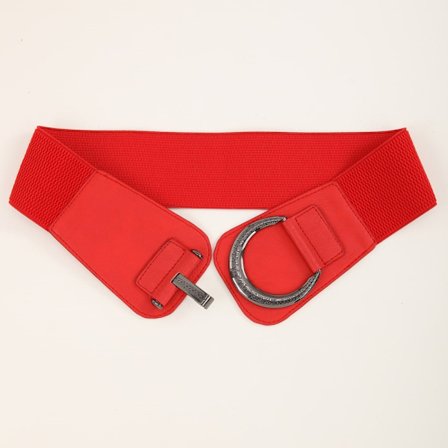 Bredt belte retrospennebelte RØDT