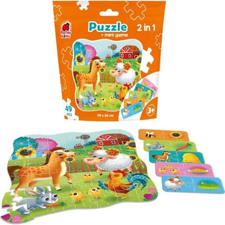 Pussel Roter kafer PUZZLE 49 SAC STÄNGD + MINI SPEL RK1140-05