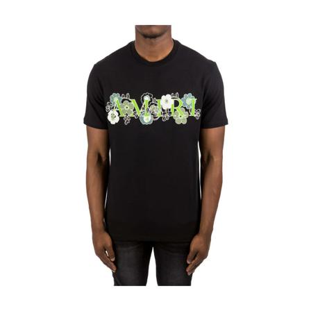 Amiri T-Shirts Sort, Herre, Størrelse: L