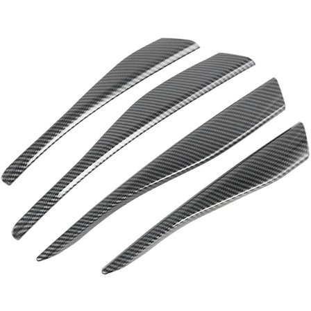 ABS Dimljuskåpa Trim Nedre Grill Stötfångare Ram Fiber för Golf 8 MK8 2020 2021 Tillbehör