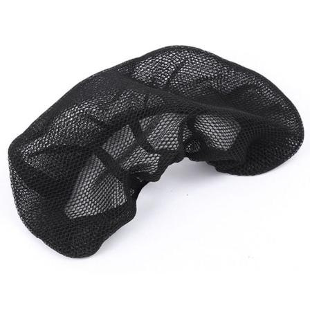 Cover Motorcykelsätesöverdrag Svart Andas Mesh Tyg Anti-sli