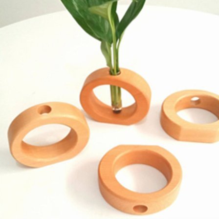 Planteforplantning Glass Plant Terrarium med Trestativ til Planter Hjem