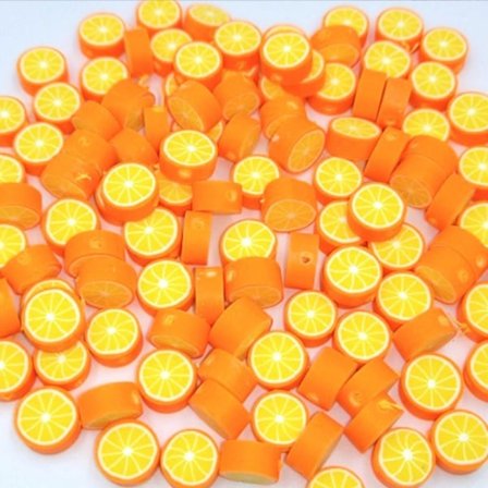 Fruktformade pärlor Polymer Clay Spacer Beads Fruit Nail Art