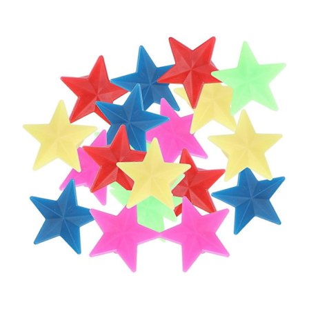 36 KPL Tähti Polkupyörän Pinnan Helmiä Valoisia Muovisia Klipsi Pinnan Helmiä Lanka Helmiä Koristeita - Täydellinen