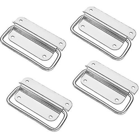 Fældbart håndtag kuffert håndtag, hardware box håndtag sølv håndtag værktøjskasse dørhåndtag, foldbart box håndtag