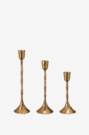 Wikholm Form - Lysestage Anjali - Guld - Lysestager & lanterner - Fra Homeroom