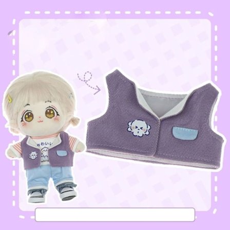 Dukkeklær Dukke bomullsskjorter 3 3