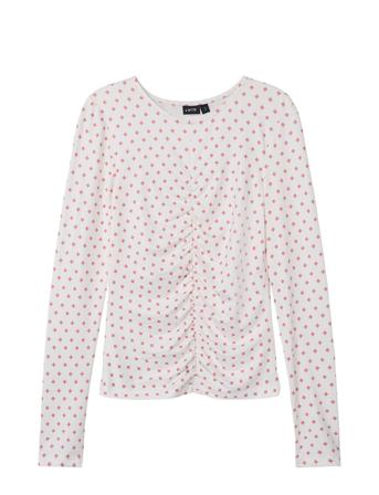 Nlfdinciaop Ls Short S Top Tops T-shirts Long-sleeved T-shirts White LMTD