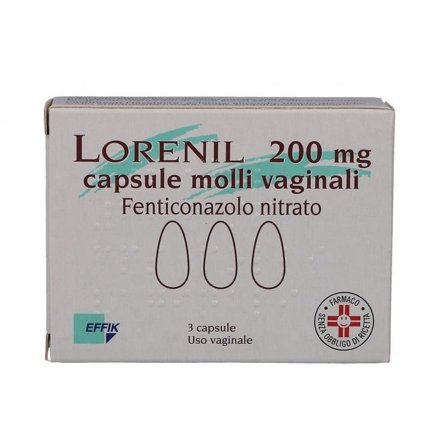 Lorenil*3 Capsule Molli Vaginali 200mg