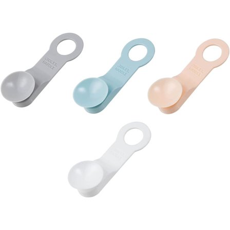 Sett med 4 moderne toalettseteløftere for enkel åpning av bad