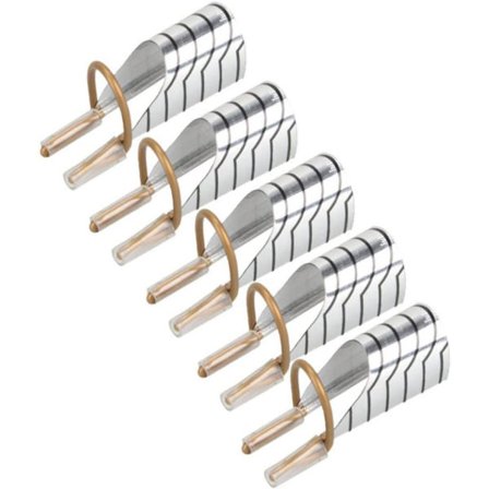 5 stk. Praktiske Negle Strækningsfærdigheder Aluminiumsskabelon Guide