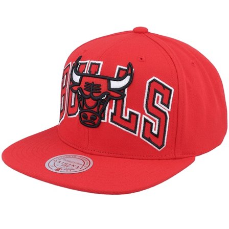 Mitchell & Ness - NBA Červená snapback Kšiltovka - Chicago Bulls Full Frontal Red Snapback @ Hatstore