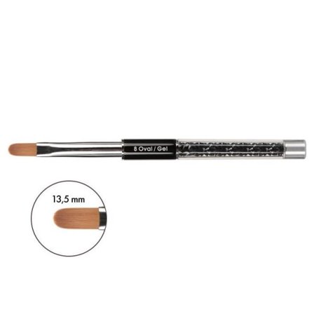 Borste - Oval Gel #8 - Victoria Vynn Svart