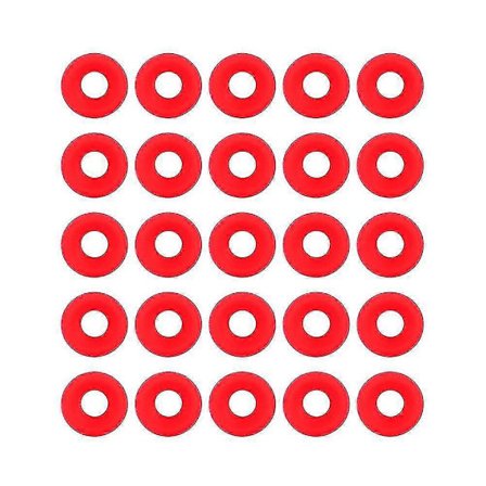 25 st Röda Silikon Grolsch Packningar För Bygelkork Flaskor Hembryggning Ölflask Tätningar