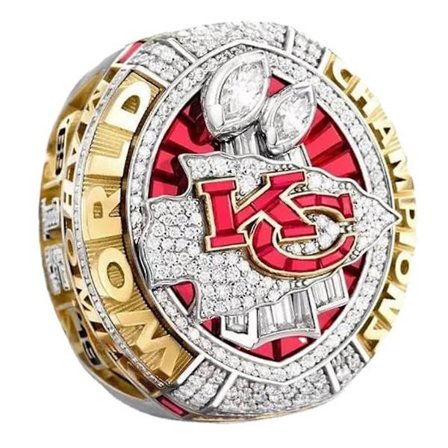 2019 - 2020 NFL Kansas City Chiefs Super Bowl Herre Ring Legering Smykker