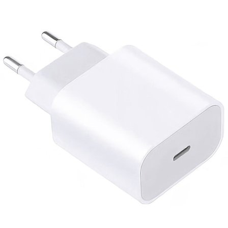 2-pakning - Lader for iPhone - Hurtiglader - Adapter + Kabel 20W Hvit 1 stk strømadapter