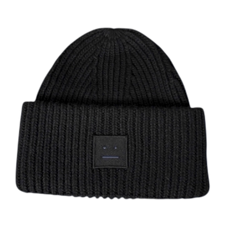 Svart ribbad mössa från Acne Studios