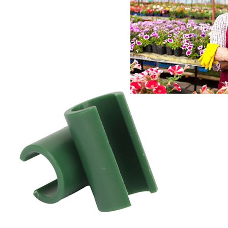 50 st växthuskrokar Enkel installation Hållbar plast Utrymmesbesparande Växthusfästklämmor för korgar Krukor Burkar
