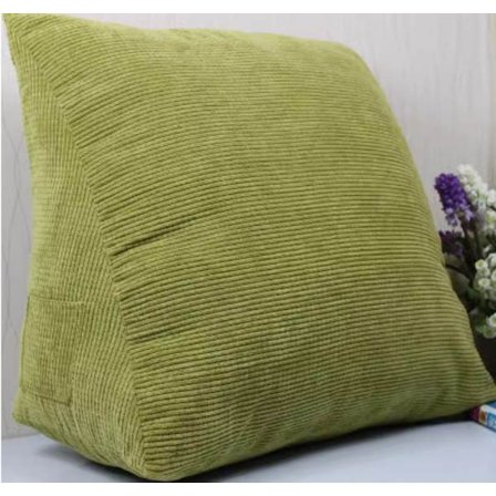 Ryglæn Pude Sengelæsning Pude Trekant Pude 20*36*40cm