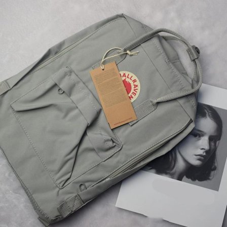 7-20L Ryggsekk Laptopveske Stor Kapasitet Gave til Barn Grå Gray