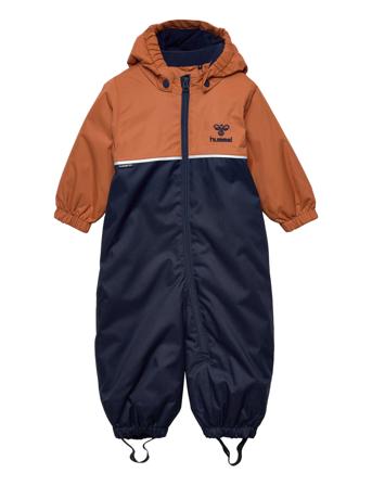Hmlsnoopy Tex Snowsuit Outerwear Coveralls Snow/ski Coveralls & Sets Tummansiniset Hummel