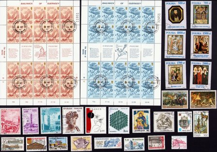 Kunst/Kultur - Frimærkepakke - Stemplet