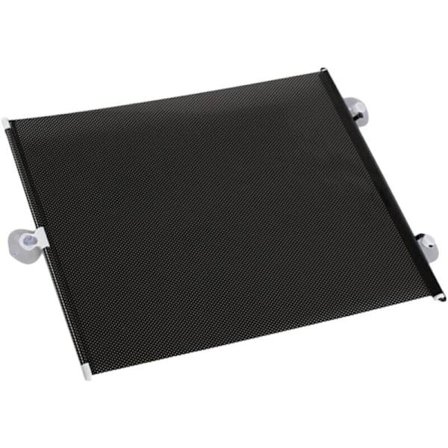 Pimennysrullaverho, imukuppikiinnitteiset sälekaihtimet olohuoneeseen, keittiöön, toimistoon, auton ikkunaan, rei'itetty verho, jossa mustia pisteitä