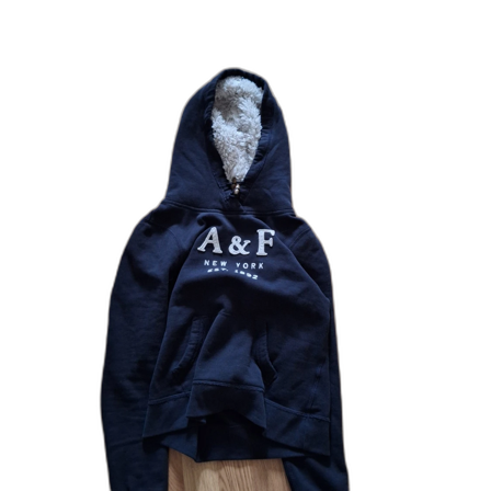 Mörkblå hoodie från Abercrombie & Fitch