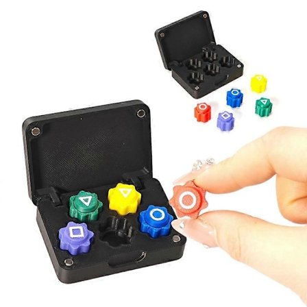 Squid Game, Gonggi Korean Game, Korean Gonggi Game Säilytyslaatikolla, Squid Games, Korean Perinteinen Peli Gonggi Jack Stone Kiviä