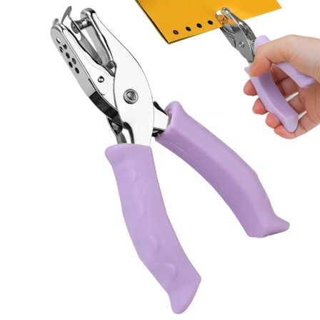 Enhuls hulmaskine 1/4 tomme (6 mm) til hjem, kontor og skole