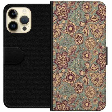 Apple Iphone 14 Pro Max Plånboksfodral Vintage Flowers