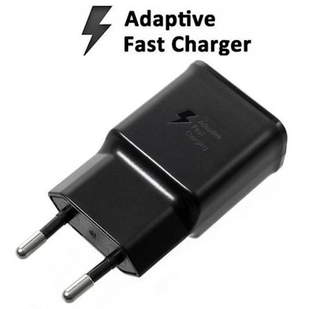 Samsung Fast Charger EP-TA200 USB A, Sort, Bulk