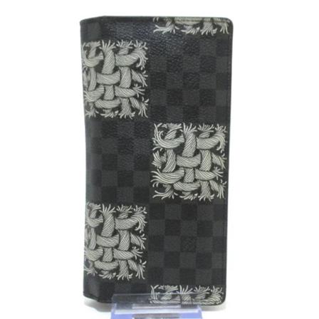 Louis Vuitton Vintage Pre-owned Cotton Pung Sort, Dame Vintage Accessories, Størrelse: ONE Size