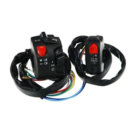 Motorcykelkombinationsbrytare Moto-styreljuskontroll