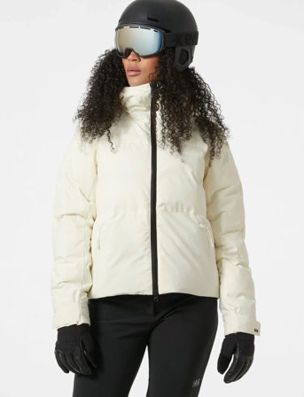 Helly Hansen W Nora Short Puffy Jacket - Cream - M