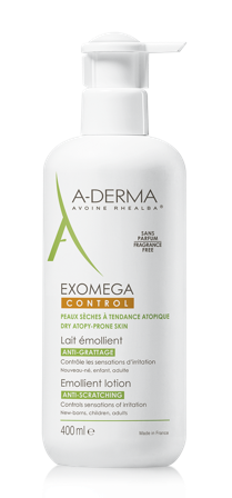 A-Derma Exomega Control Lotion fuktighetskrem 400 ml