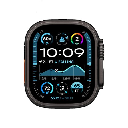 Watch Ultra 2 Titanium Cellular 49mm Black Ocean Band Grade B Refurbished