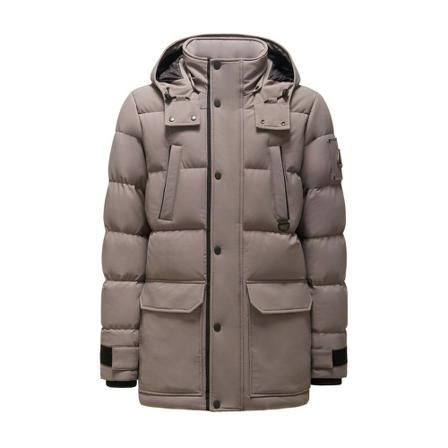 Moose Knuckles Valleyfield 2 , Beige , Heren , Maat: XL Gewatteerde jassen