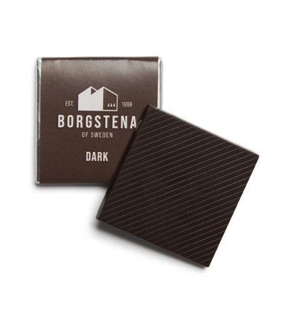 BORGSTENA OF SWEDEN Quatre Mörk Choklad 58% 100/FP - Lyreco - Profilsortiment - Mat och godis - Karameller
