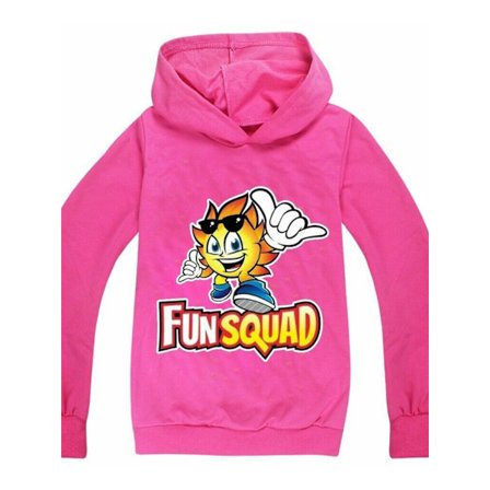 Kids Fun Squad Gaming Print Hoodie Warm Sweatshirt